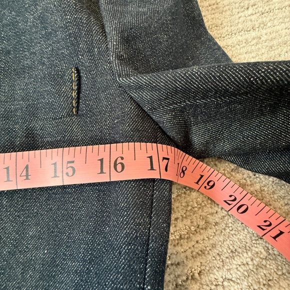 NWOT VTG Dolce & Gabbana Y2K Denim Blazer Leopard Print Womans SZ M - Picture 12 of 17